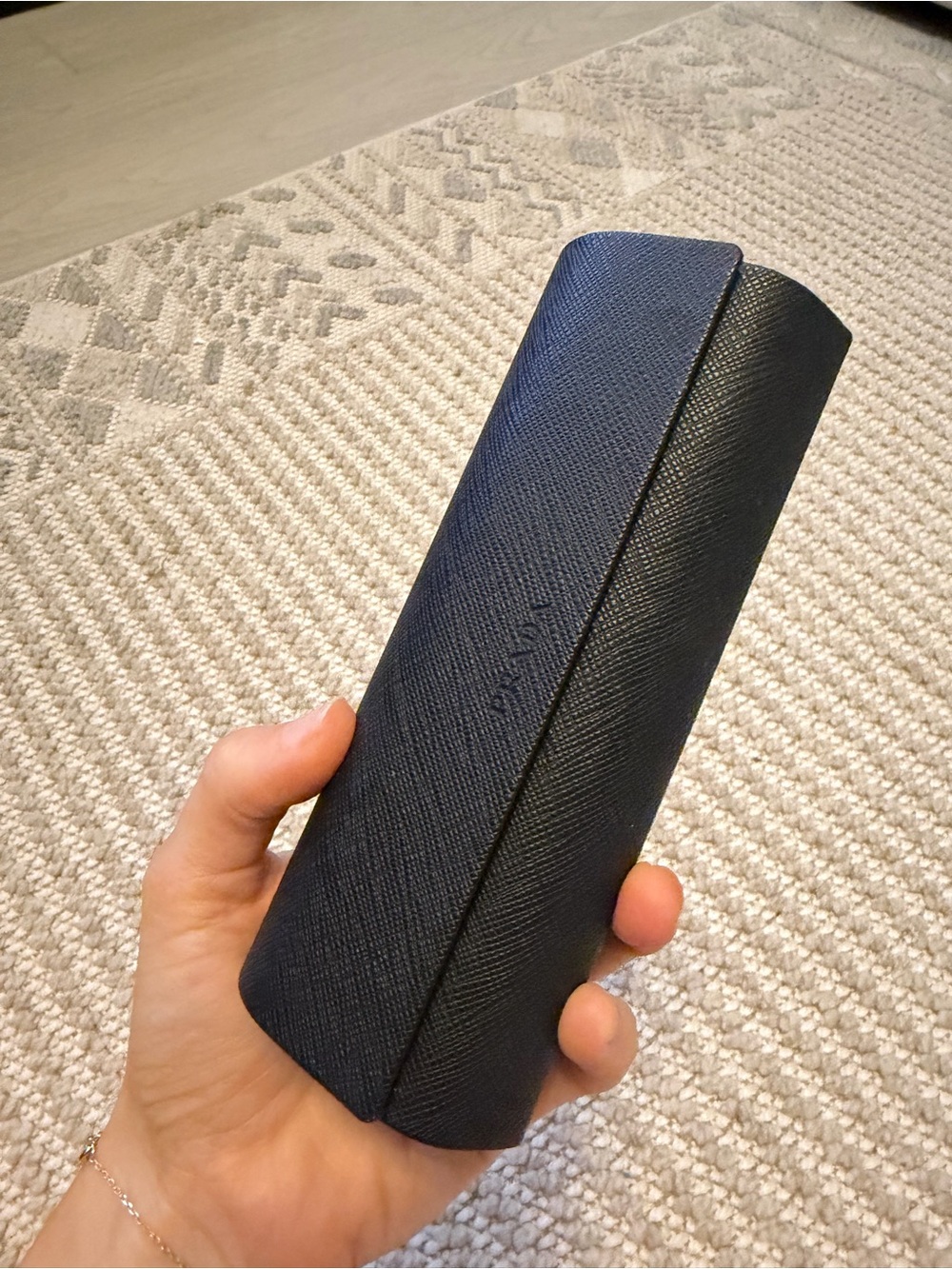 Prada Black Folding Eyewear Case